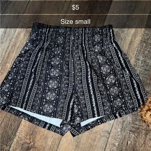 Size small shorts